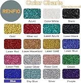 Renfio Ultra Fine Glitter Powder Deep Ocean 50g Resin Flakes for Crafts view 4