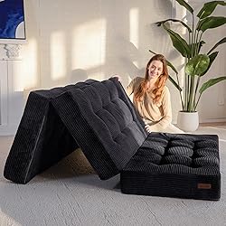 MAXYOYO Tri-Fold Mattress, 6 Inch Tufted Folding
