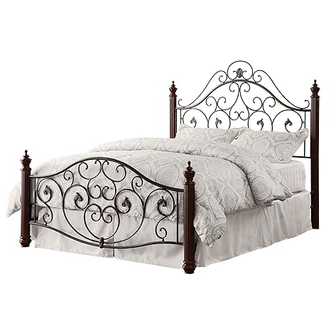 Amazon.com: Cama de dormitorio vintage con diseño moderno ...