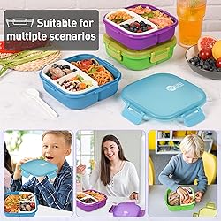 AGREON Bento Lunch Box for Kids & Adults, Green