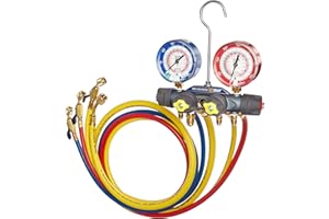 Yellow Jacket 49968 Charging Manifold,,Red/Blue