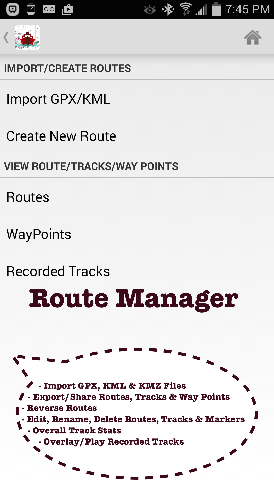 iBoating GPS Nautical / Marine Charts offline sea, lake & river