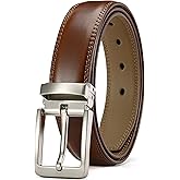 CHAOREN Mens Belt Leather - 1 3/8" Dress Belts for Men - Considerate Gift for Work Business Casual Jeans