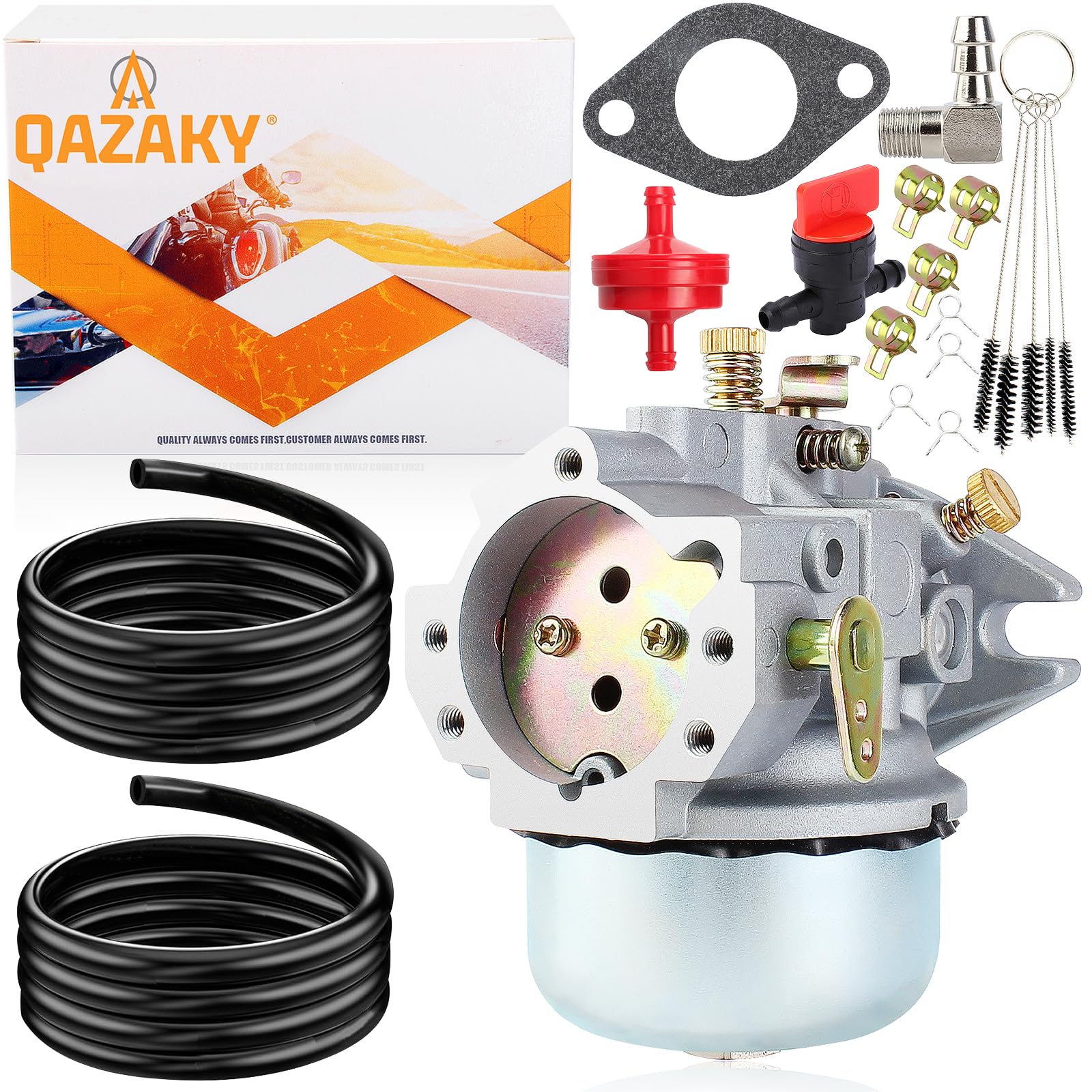 QAZAKY Carburetor Compatible with Kohler Magnum M18 M20 MV18 MV20 KT17 KT18 KT19 1710 1711 682 782 784 Garden Tractor 691cc 52-053-03 52-053-04 52-053-09 52-053-11 52-053-18 52-053-28 52-853-21 24