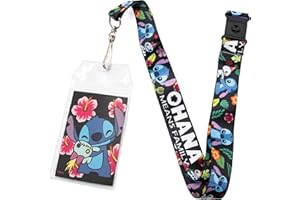BUCKLE-DOWN Buckle Down Lanyard - 1.0 - Ohana Means Family/stitch & Scrump Poses/tro Accessory