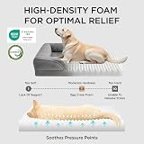Bedsure Large Dog Bed Sofa Orthopedic Washable Cover Grey 89x63x16cm view 3