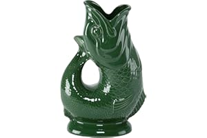 WADE CERAMICS Gluggle Jug, Green, Large (8.5-Inch)