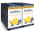 Sunkist Singles To Go Drink Mix Packets, Tangerine Lemonade, 6-Count Box – Powdered Drink Packets with 1000mg Of Vitamin C per Serving, 72 Total Powder Sticks