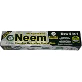 Neem 5 in 1 Active Formula Toothpaste 6.5 oz with Mint. 100% Vegetable Base.