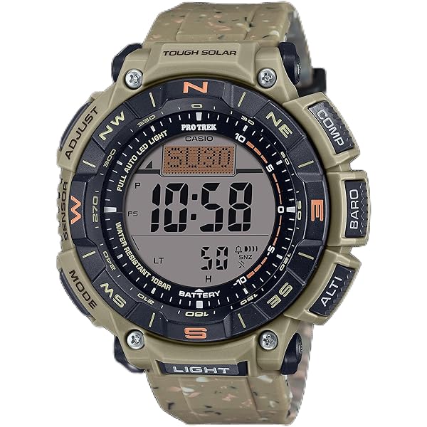 Amazon.com: Casio PRG-340 Pro Trek Climber Line Wristwatch, Solar