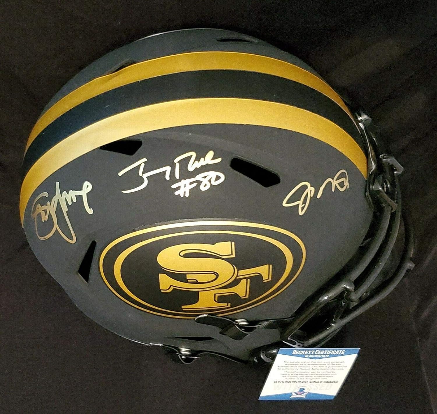 steve young autographed helmet