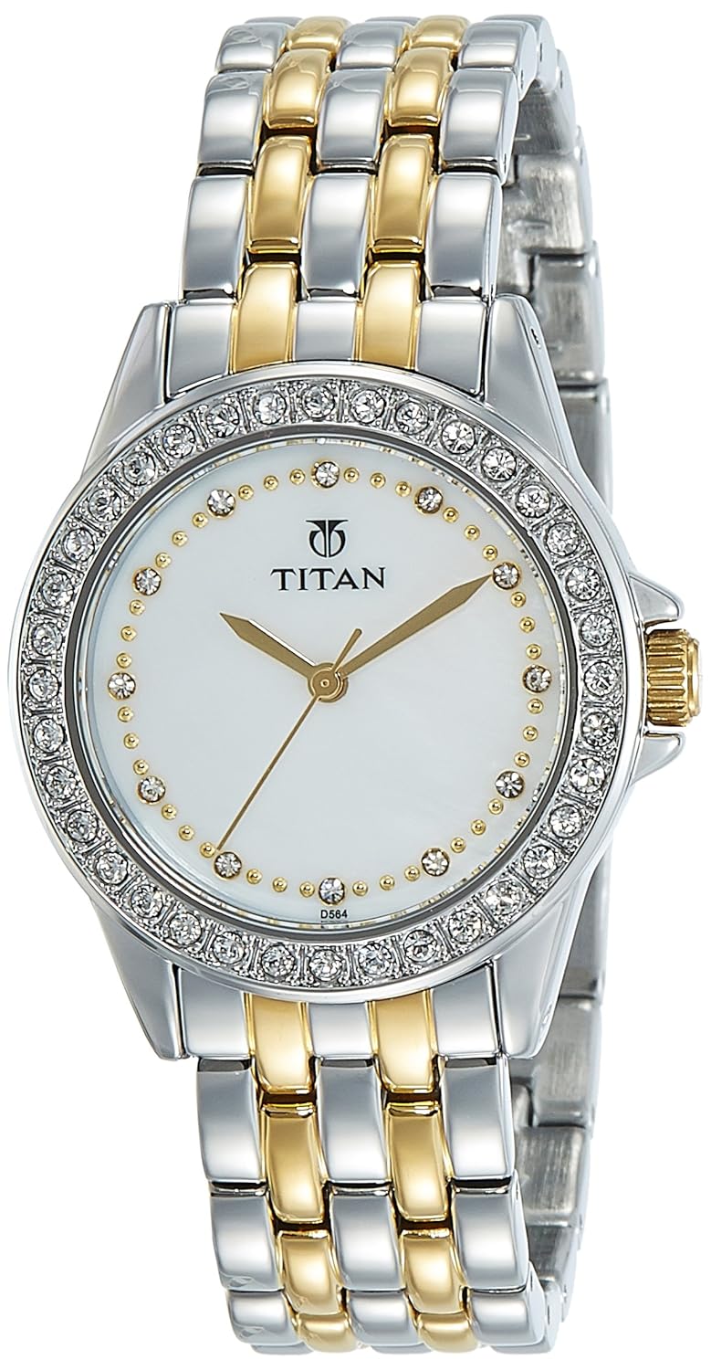 Buy Titan Analog White Dial Women's Watch - NE9798BM02J Online at Low  Prices in India - Amazon.in