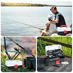﻿3 Layers Fishing Tackle Box, 213Pcs Fishing