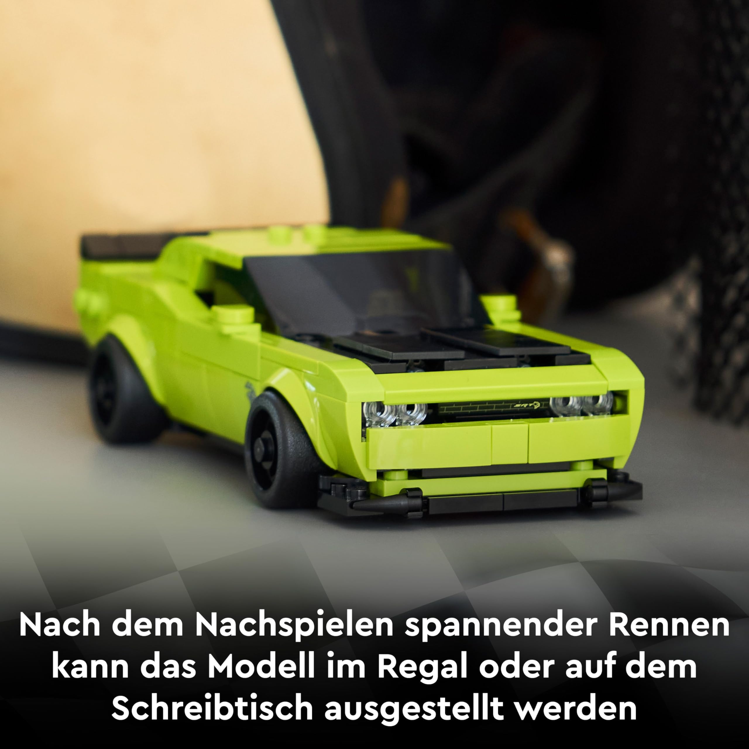 LEGO Speed Champions Dodge Challenger SRT Hellcat Sportwagen - Spielzeugauto mit 1 Minifigur zum Sammeln - Kreatives Rennauto - Rennauto zum Bauen - Geschenk für Jungen, Mädchen ab 9 Jahren 77237 5