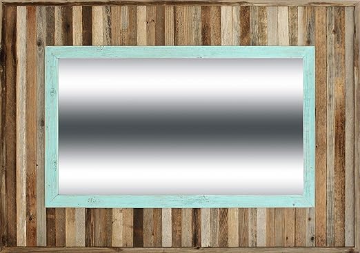 Amazon Com Mybarnwoodframes Summerland Reclaimed Barn Wood Slat