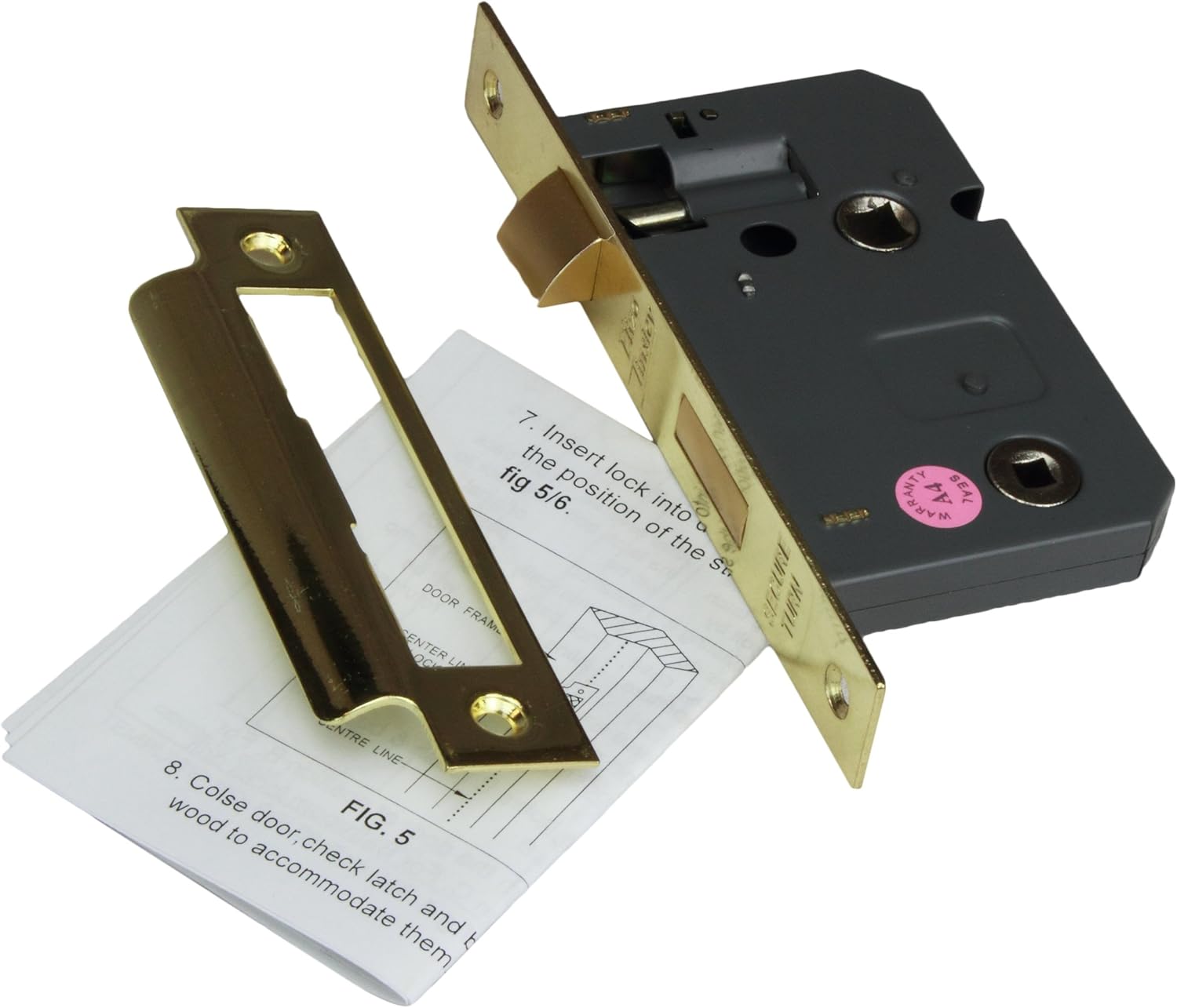Eliza Tinsley Bathroom Mortice Lock with 63mm Case Brass Plated Amazon.co.uk DIY & Tools