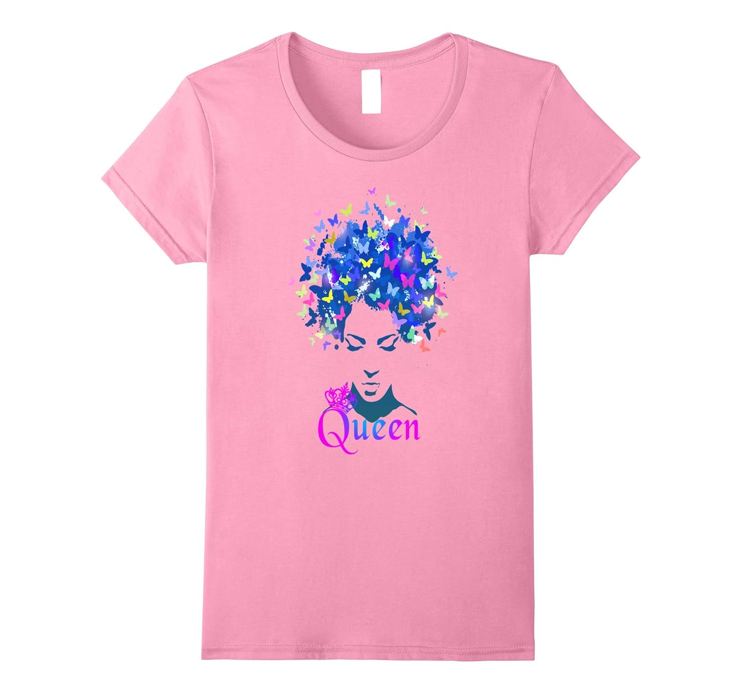 Womens Natural Beauty Queen Shirt - magic tshirt for women-Rose