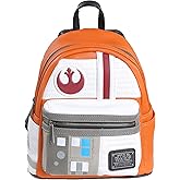 Loungefly Women's Star Wars Rebel Pilot Cosplay Double Strap Shoulder Bag Purse
