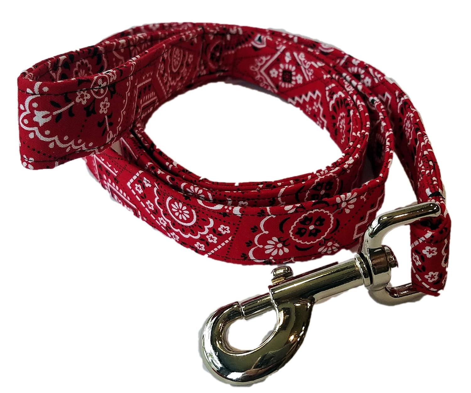 Red Bandana Dog Leash Puppy country picnic summer