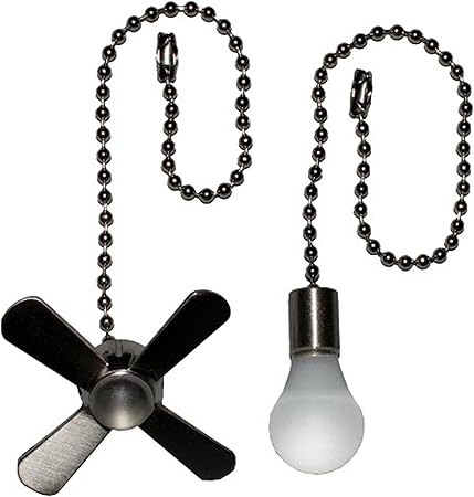 Harbor Breeze 6 In Brushed Nickel Metal Pull Chain Amazon Com