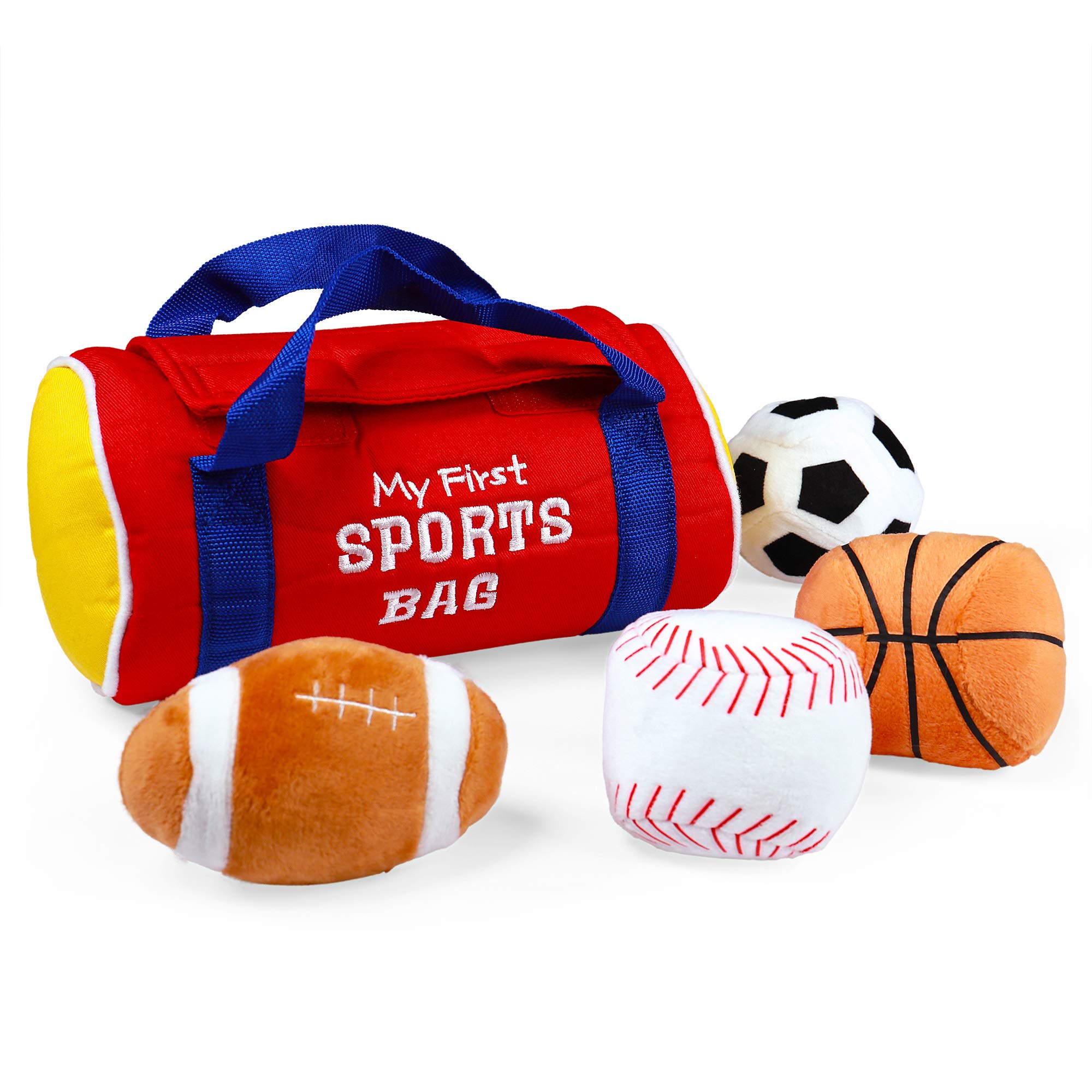 GUND Baby My First Sports Bag Stuffed Plush Playset, 5 Piece, 8" Buy