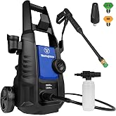 Westinghouse ePX3050 Electric Pressure Washer, 2100 Max PSI 1.76 Max GPM with Foam Cannon and Turbo Nozzle, for Cars/Fences/Driveways/Home/Patios