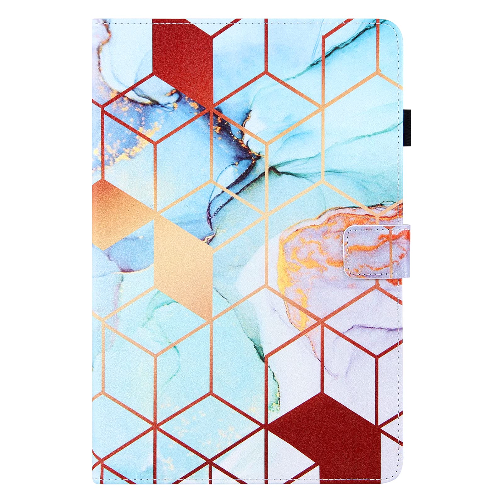 MadBee Slim Case for Lenovo Tab M10 HD (10.1 Inch, 2nd Generation, 2020 Release)/TB-X306F, PU Leather Wallet Case Colorful Pattern Design Flip Wallet Case Cover with Auto Sleep/Wake (#I)