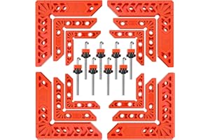 Relitec R Clamping Square for Woodworking, 90 Degree Corner Clamp Positioning Squares Right Angle Clamp Wood Tools for Gluing