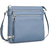 befen Genuine Leather Crossbody Bags for Women, Medium Anti-Theft Shoulder Purse with Built in RFID Wallet for Travel
