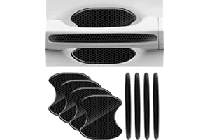 iolory 8PCS Car Door Handle Protector Reflective Sticker,Scratch Collision Protection Guard,Vehicle Accessories,Door Handle P