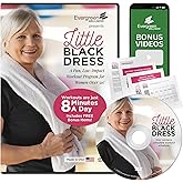 Exercise DVD for Seniors Women Over 60, Little Black Dress 14 Day Workout for Women DVD - Just 8 Minutes Per Day Low Impact DVD Strength Training for Seniors Ages 50-80+