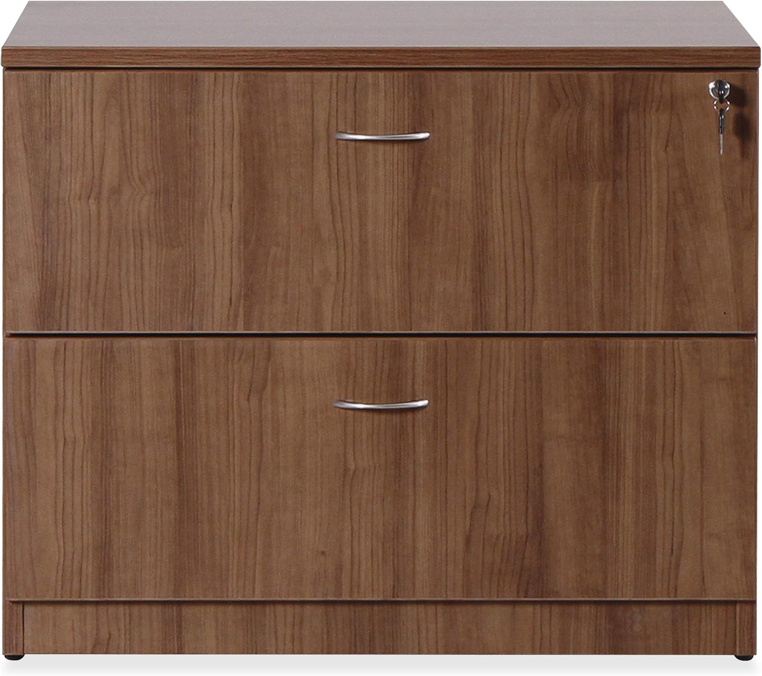 Lorell Essentials Lateral File, Walnut Top, Laminate Top: Furniture & Decor