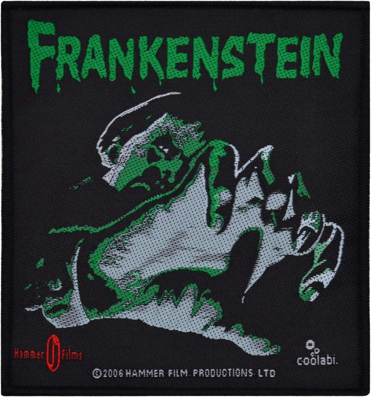 Hammer Horror The Curse Of Frankenstein Woven Patch