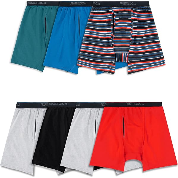 Fruit Of The Loom Men's Breathable Micro-Mesh Long Leg Boxer Briefs 3 Pack Sizes S 2xl