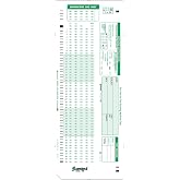 SCANTEST-100, 882-E Compatible Answer Sheet 50 Pack