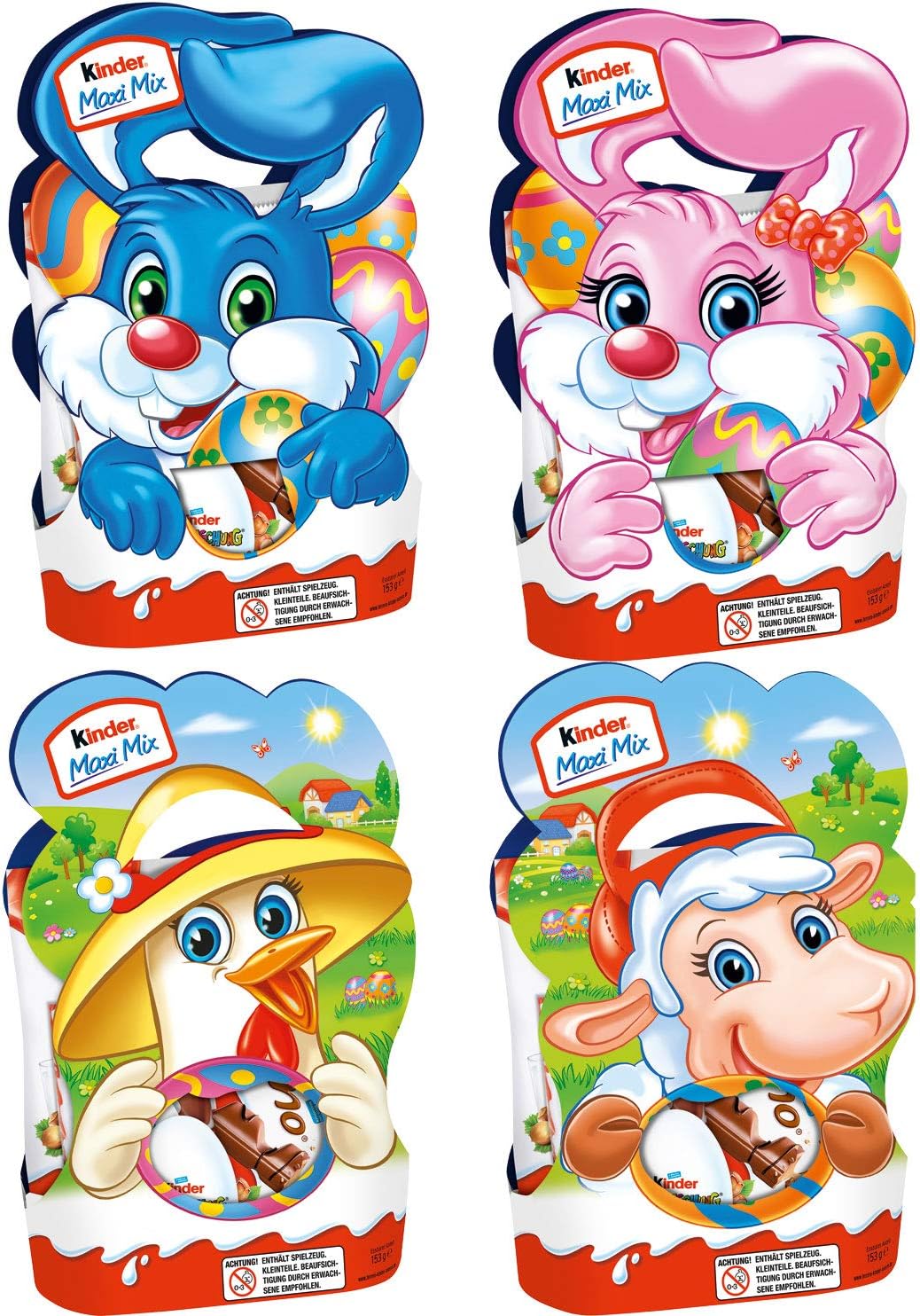 Kinder EASTER Mix of Kinder Chocolate Variety 1ct./Random design Made in Germany