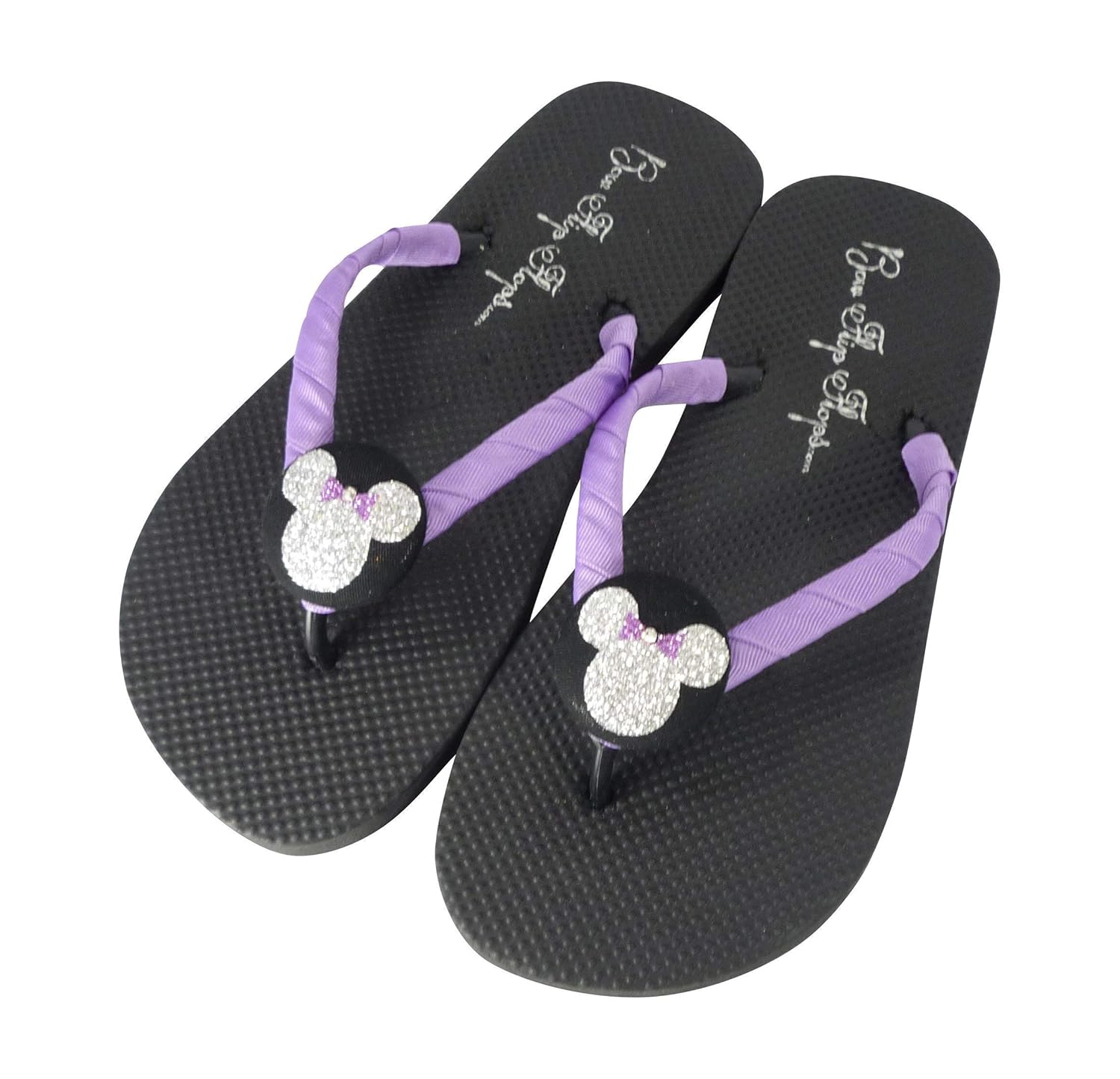 lavender flip flops