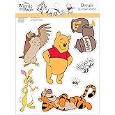 Disney Winnie The Pooh Decals - Set of 5 Pooh Bear Tigger Rabbit Owl Vinyl Stickers for Car Laptop Computer Kids Water Bottle Outdoor Waterproof