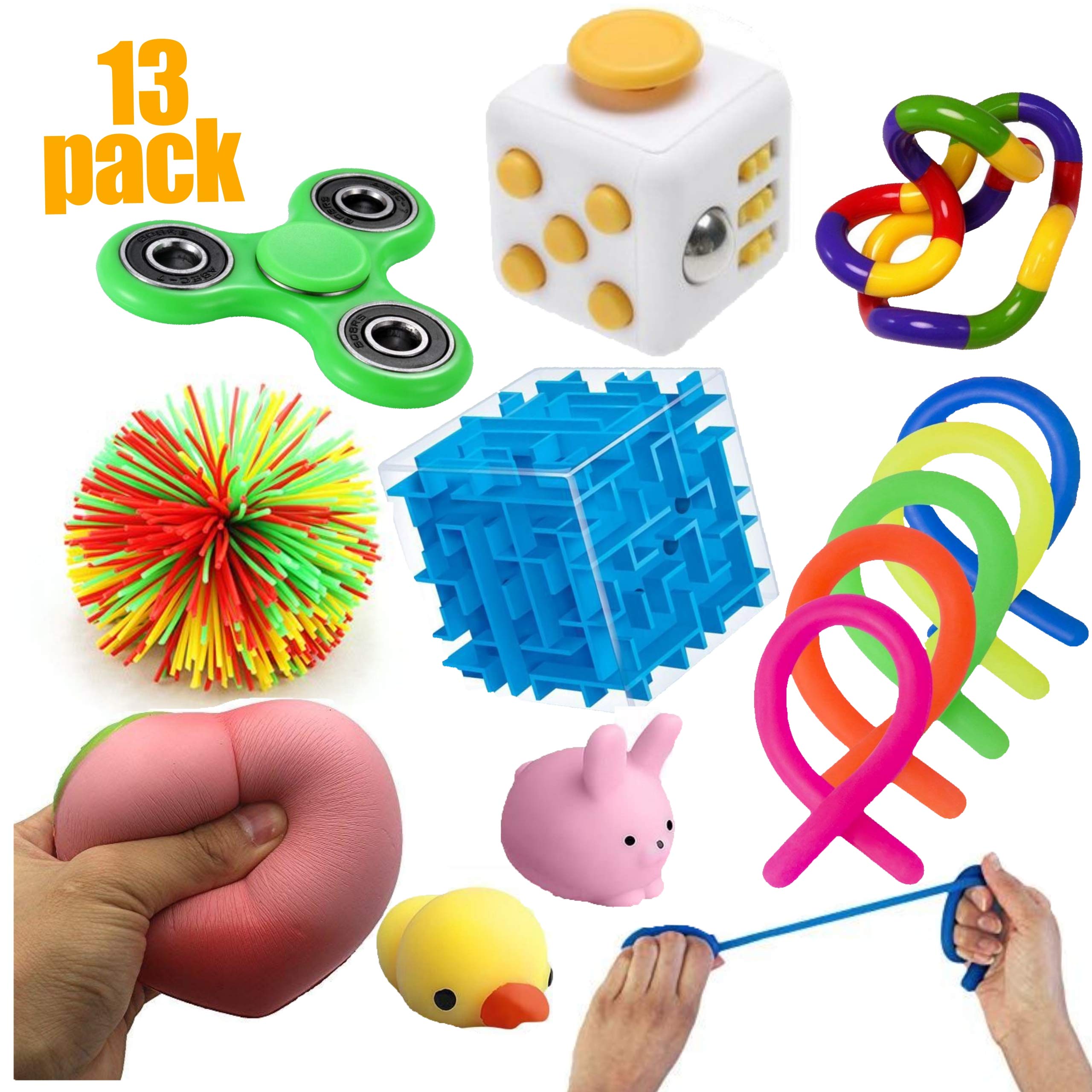 Buy Evolved Curves The Ultimate Fidget Toys Bundle 13 Pack, Stress and