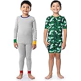 Fruit of the Loom boys 4-piece Tight Fit Pajama Set
