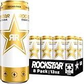 Rockstar Energy Drink, Sugar Free, 12oz Sleek Cans (8 Pack)