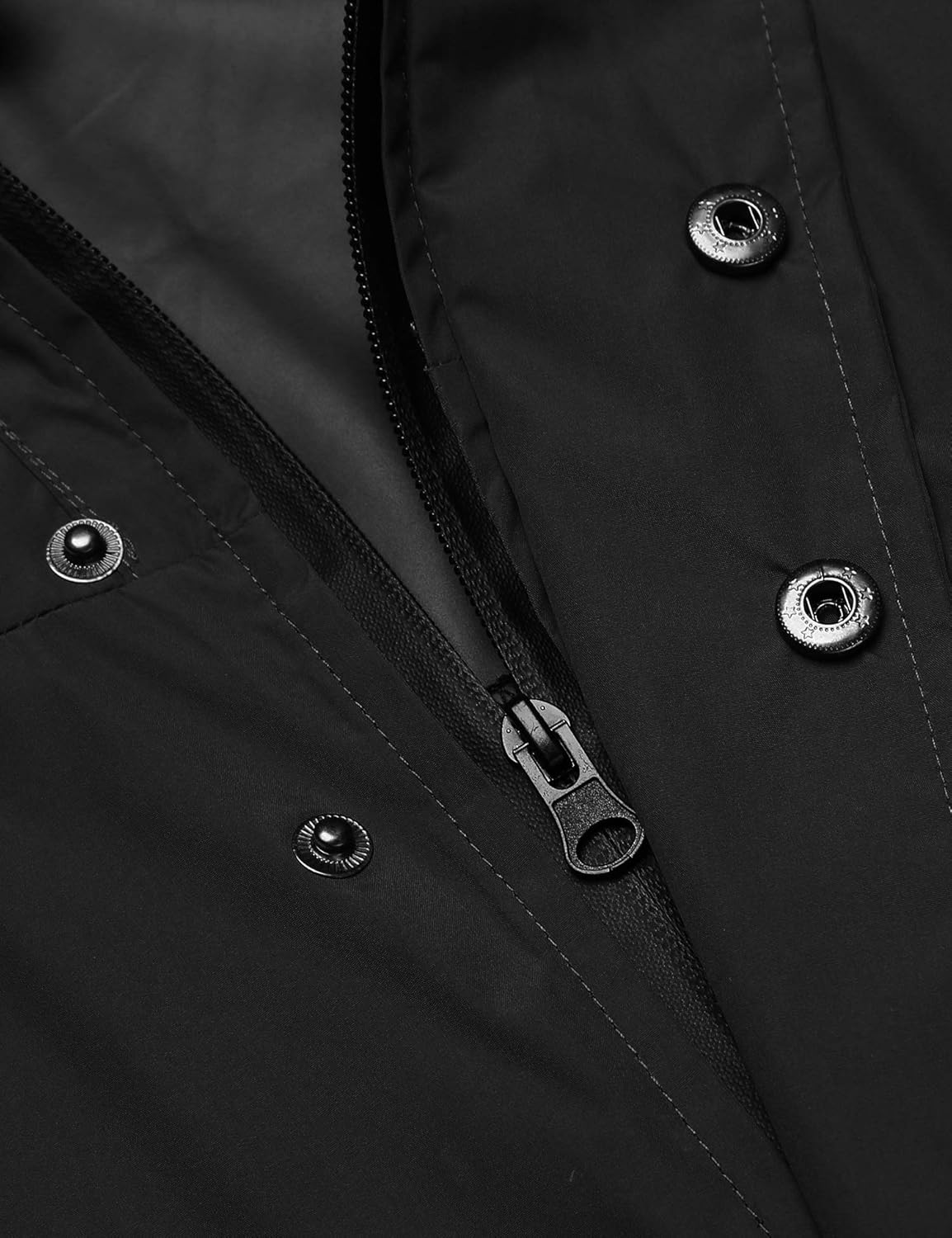 COOFANDY Men's Waterproof Rain Jacket With Hood Windproof Lightweight Outdoor Long Raincoat at  Men’s Clothing store