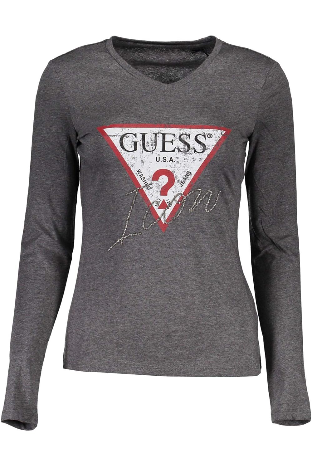 Buy Guess Women's Regular TShirt (W91I58K46D0_MCH XS) at Amazon.in