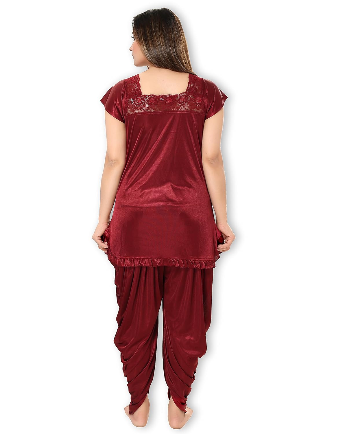 av2 women's satin night suit set