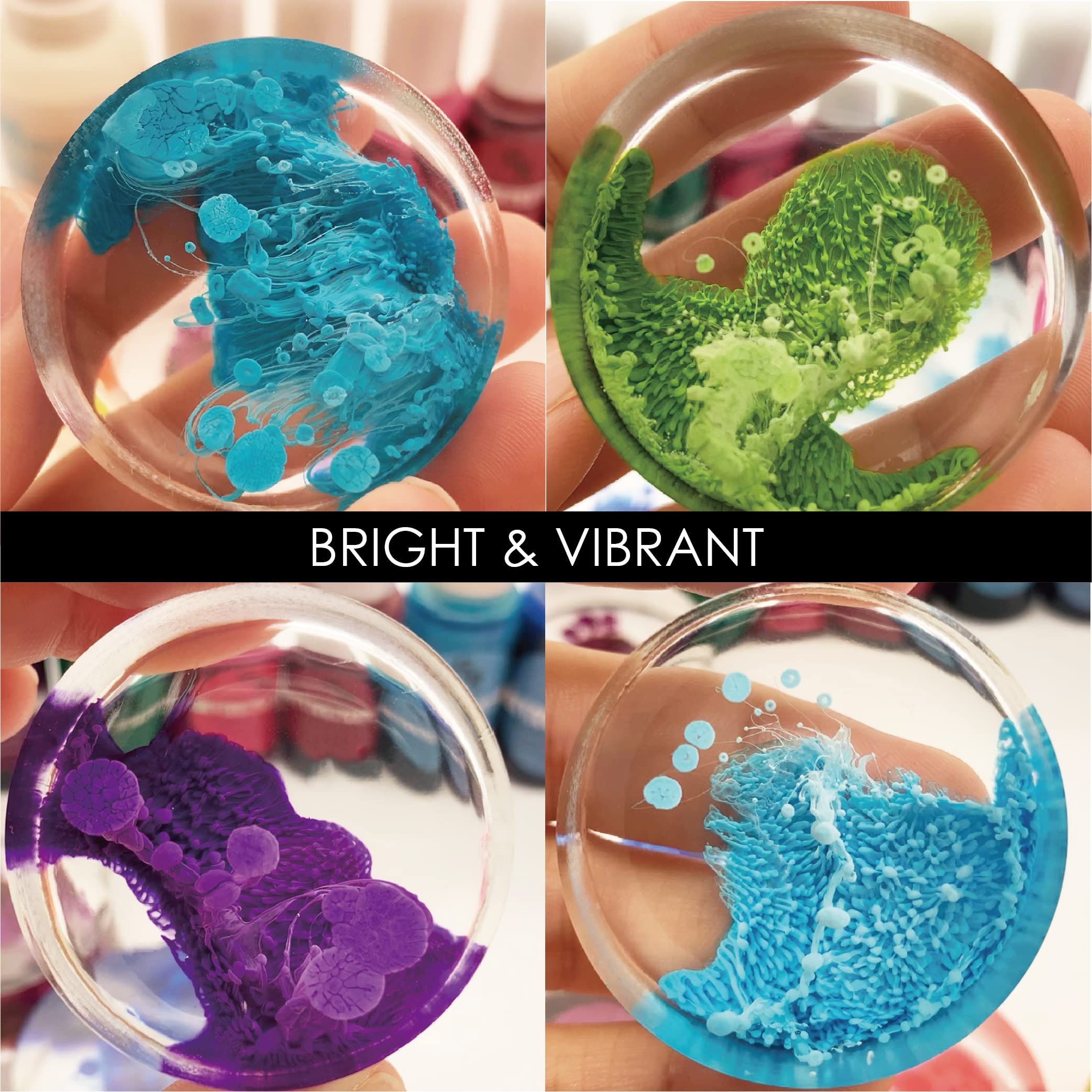 Alcohol Ink Set -26 Colors Alcohol Based Ink for Resin Art, Fluid Art,Resin Craft,Resin Petri Dish，Alcohol Ink Paint for Yupo,Tumbler (Normal 26 Color Set)