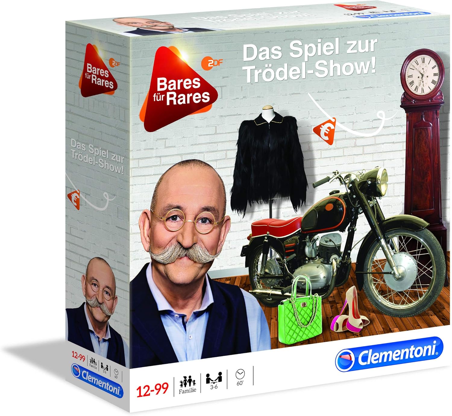 Clementoni 59152 Bares Fur Rares Tischspiel Fur 3 6 Spieler Familienspiel Ab 12 Jahren Strategiespiel Fur Die Ganze Familie Nach Der Gleichnamigen Fernsehsendung Amazon De Spielzeug