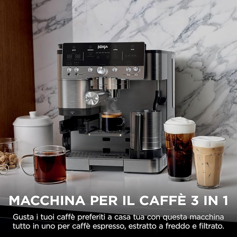 Luxe Cafè Premier, Macchina da Caffè in Grani Semi-Automatica