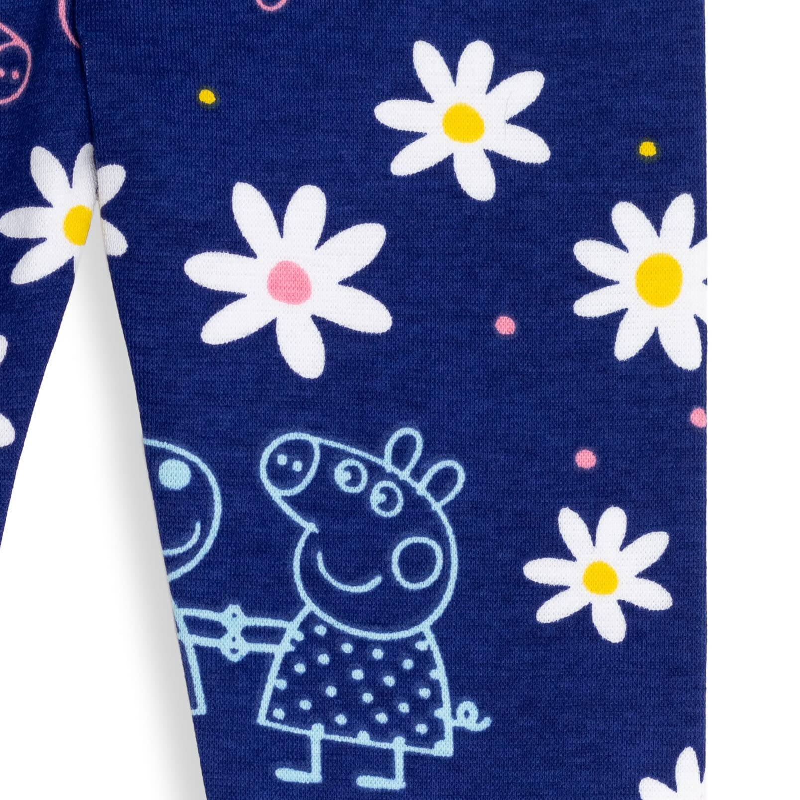 Peppa Pig Girls Pullover Fleece Hoodie and Leggings Outfit Set Toddler to Big Kid