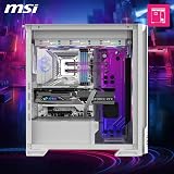 MSI MPG Velox 300R Airflow PZ White Mid-Tower Case 360mm Radiator Support view 7