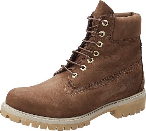 timberland 6 inch boots dark brown